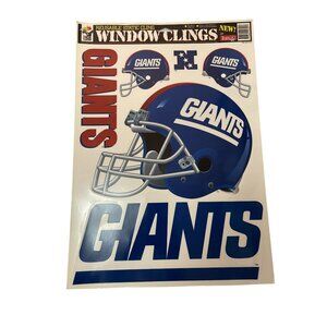 Vintage 1995 NY Giants Window Clings